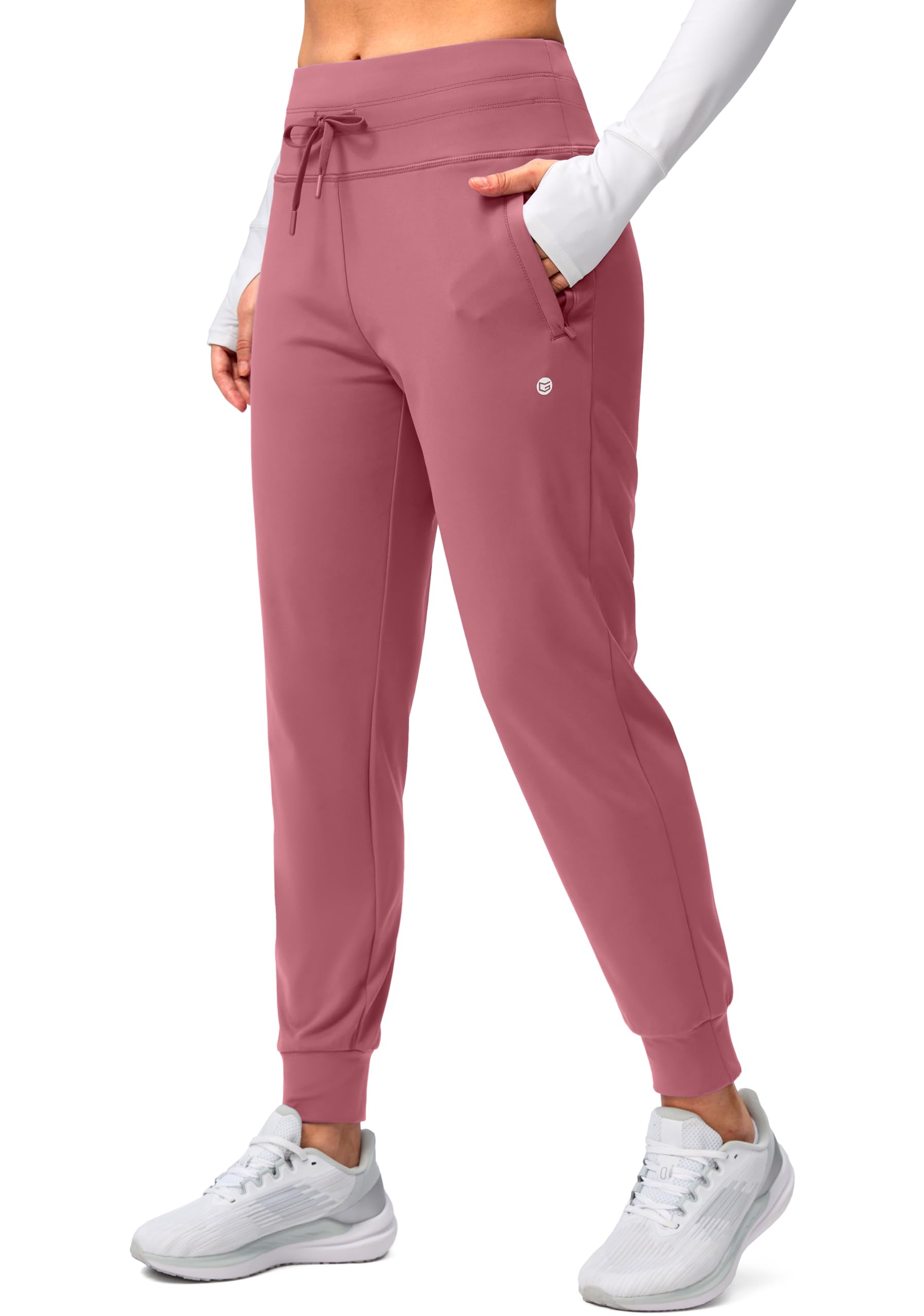 G Gradual Women's Fleece Lined Joggers Water Resistant Hiking Pants