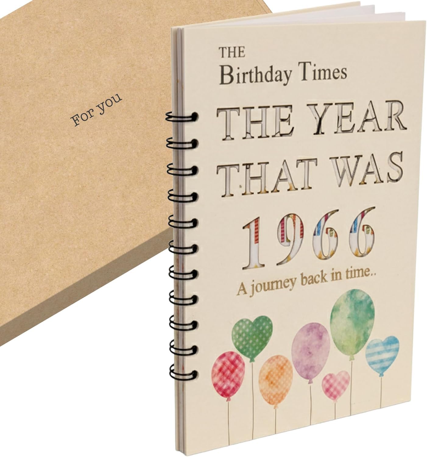 The Year that Was 1966 - Special 60th Birthday Card Book with Details about the 