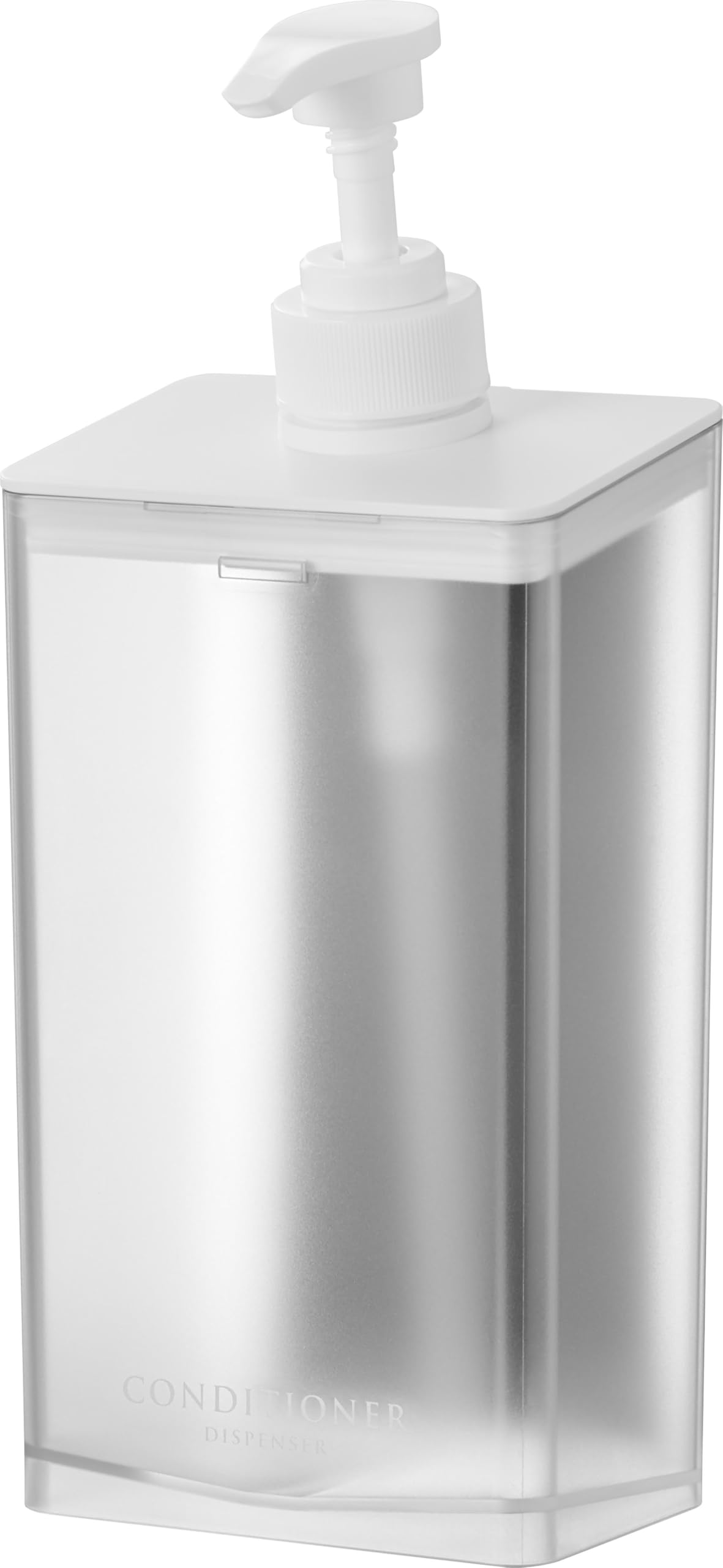 Yamazaki 10865 Magnetic Dispenser, Conditioner, 28.7 fl oz (850 ml), Clear, W4.1