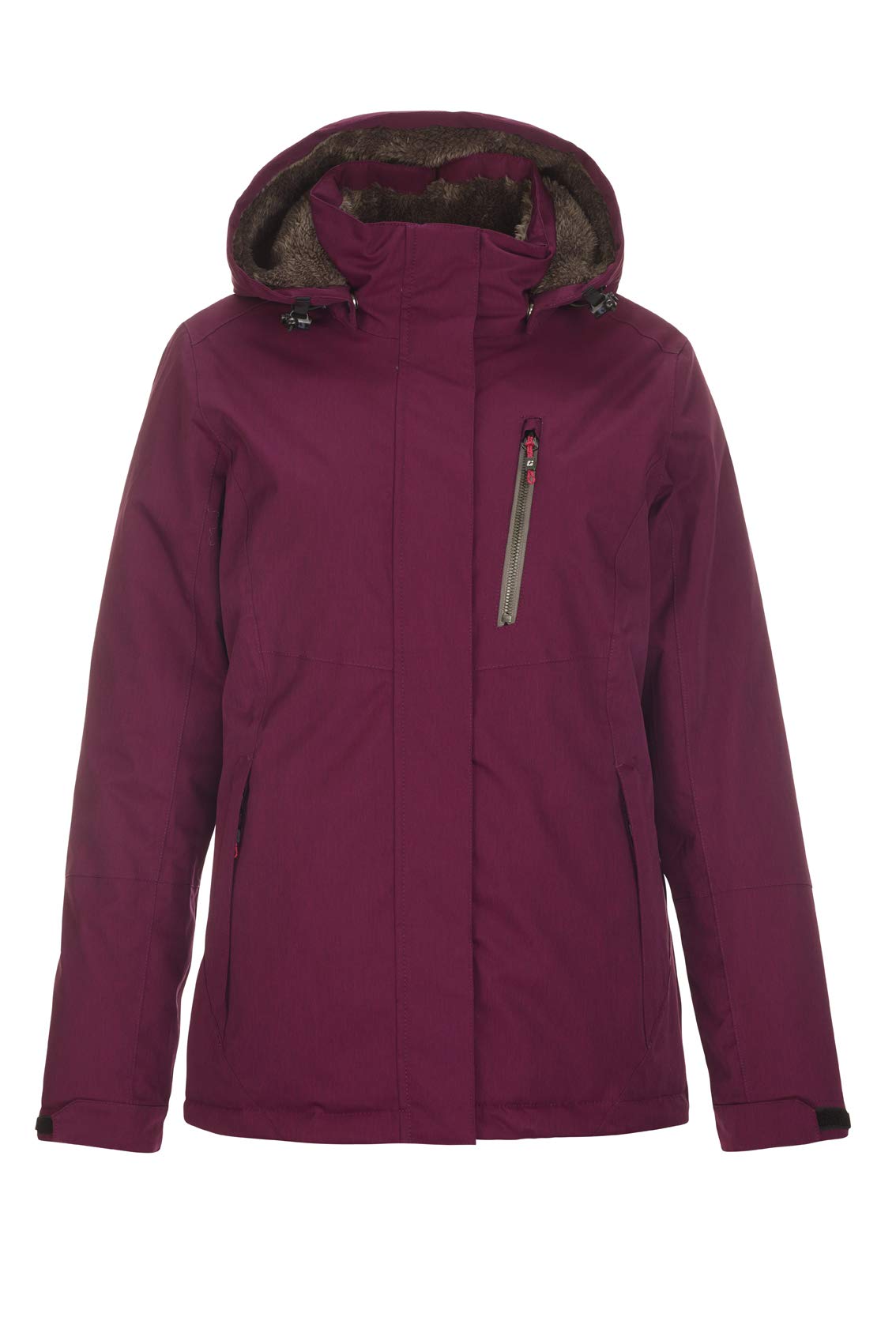 Killtec Nira Women’s Functional Outdoor Jacket / Winter Jacket with Removable Ho
