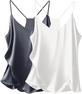 Ekouaer Niedlich, Ärmellos, Sexy, V-Ausschnitt Women's Nightgown