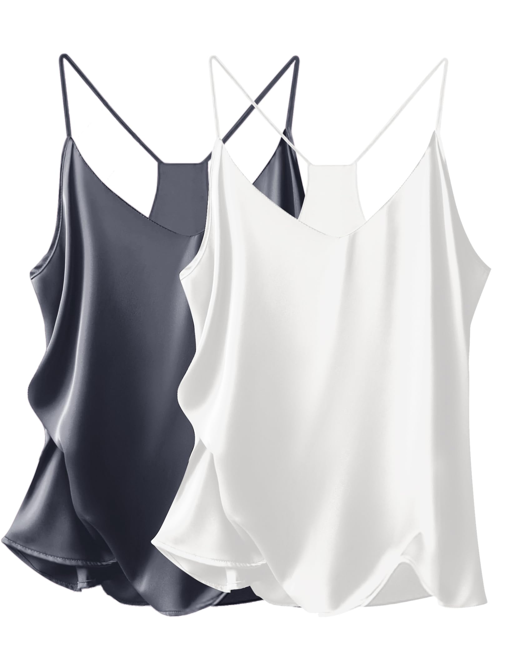 Ekouaer Niedlich, Ärmellos, Sexy, V-Ausschnitt Women's Nightgown