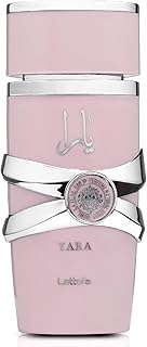 Lattafa Yara - Vanilla, Gourmand, Fruity, Floral - Eau de Parfum Long-Lasting Fragrance for Women, 3.40 Ounce / 100 ml
