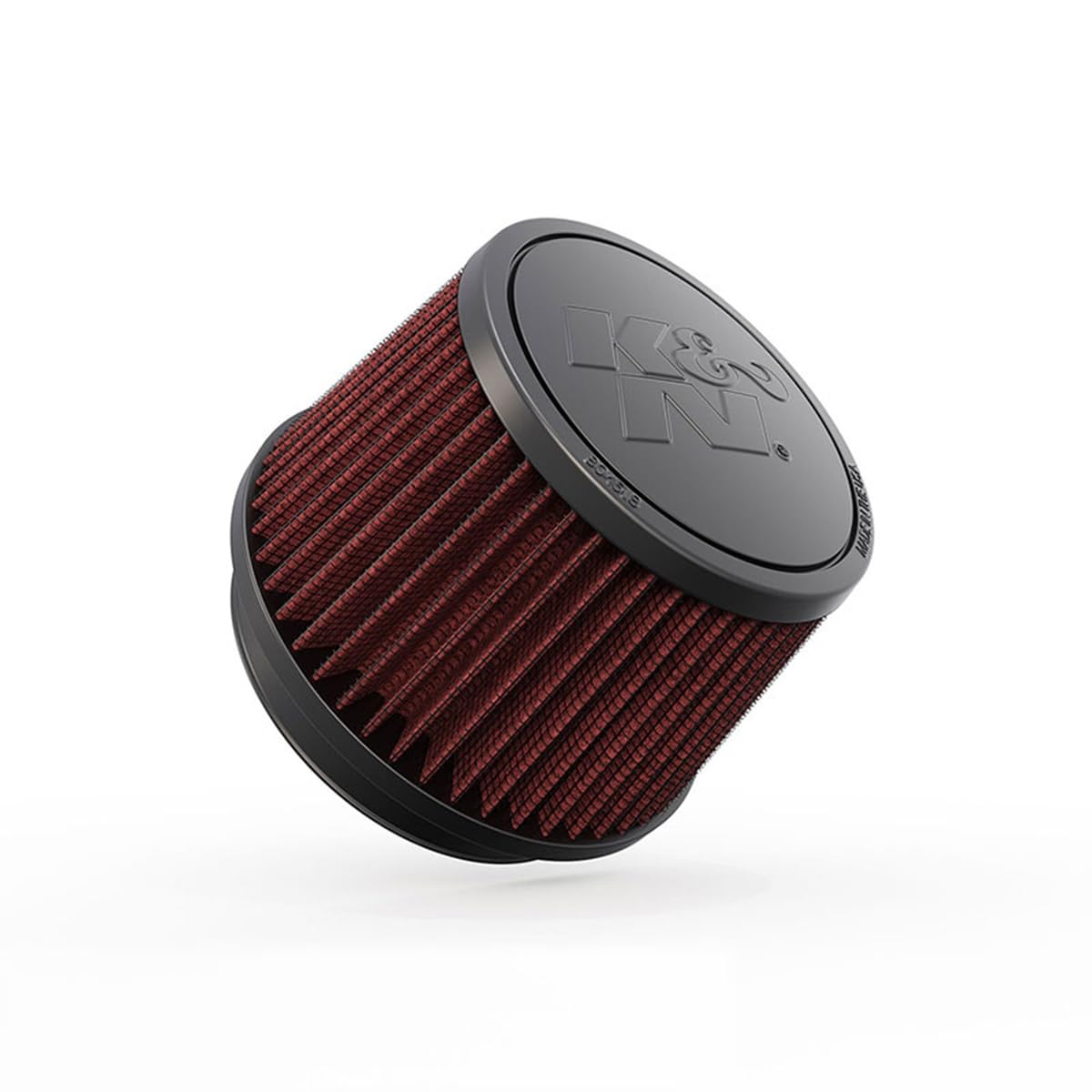 K&N High-Flow Original Lifetime Universal Clamp-On Air Filter: High Performance,