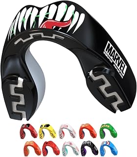 Marvel Venom Sports Mouthguard Dual Layer Premium Protection Adults Gum Shield with Case for Boxing, MMA, Rugby, Martial Arts, Judo and All Contact Sports