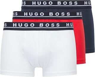 BOSS Pack of 3 Men's Trunks Power Boxer Shorts Underwear Cotton Stretch