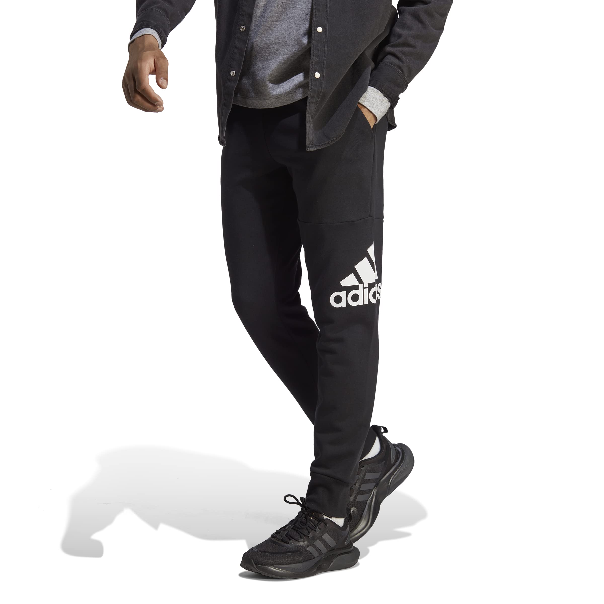 Adidas - Essentials French Terry Tapered Cuff Logo, Men's Sports Trousers