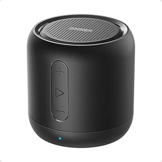 Anker Soundcore mini, Super-Portable Bluetooth Speaker with 15-Hour Playtime, 66-Foot Bluetooth Range, Wireless Speaker with Enhanced Bass, Noise-Cancelling Microphone, for Outdoor, Travel(Renewed)