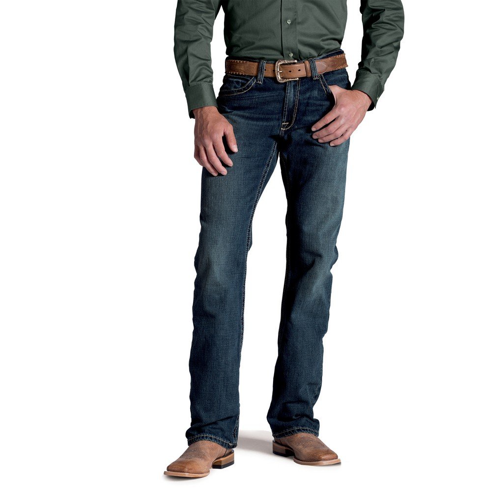 Ariat Men's M4 Low Rise Stretch Preston Boot Cut Jean