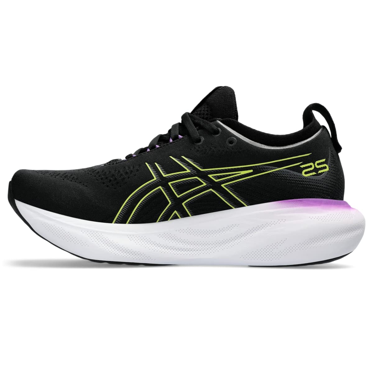 Asics Nimbus 25 Lite-Show Women's Road Running Shoe Blue Yellow