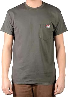 Ben Davis Men's Short-Sleeved Heavyweight Pocket T-Shirt