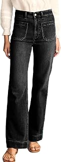 Astylish Women's Wide Leg Jeans High Waisted Denim Pants
