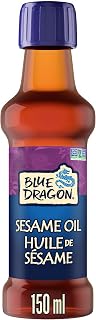 Blue Dragon Sesame Oil, 150ml | Vegetarian, 100% Pure Toasted Sesame Seeds, Asian Cooking Oil, No Additives, Non-GMO, Gluten Free, Vegan