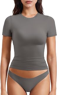 YEOREO Ease Women's Slim Fit Workout Shirts