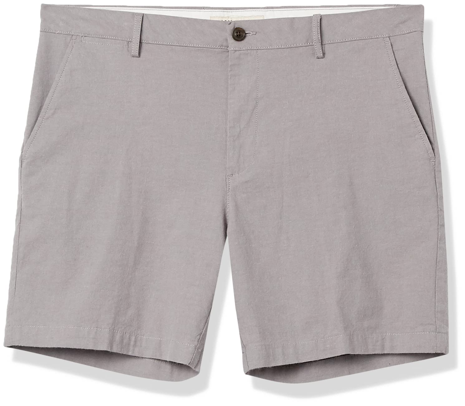 Amazon Essentials Men's Slim-Fit 7" Lightweight Comfort Stretch Oxford Shorts wi