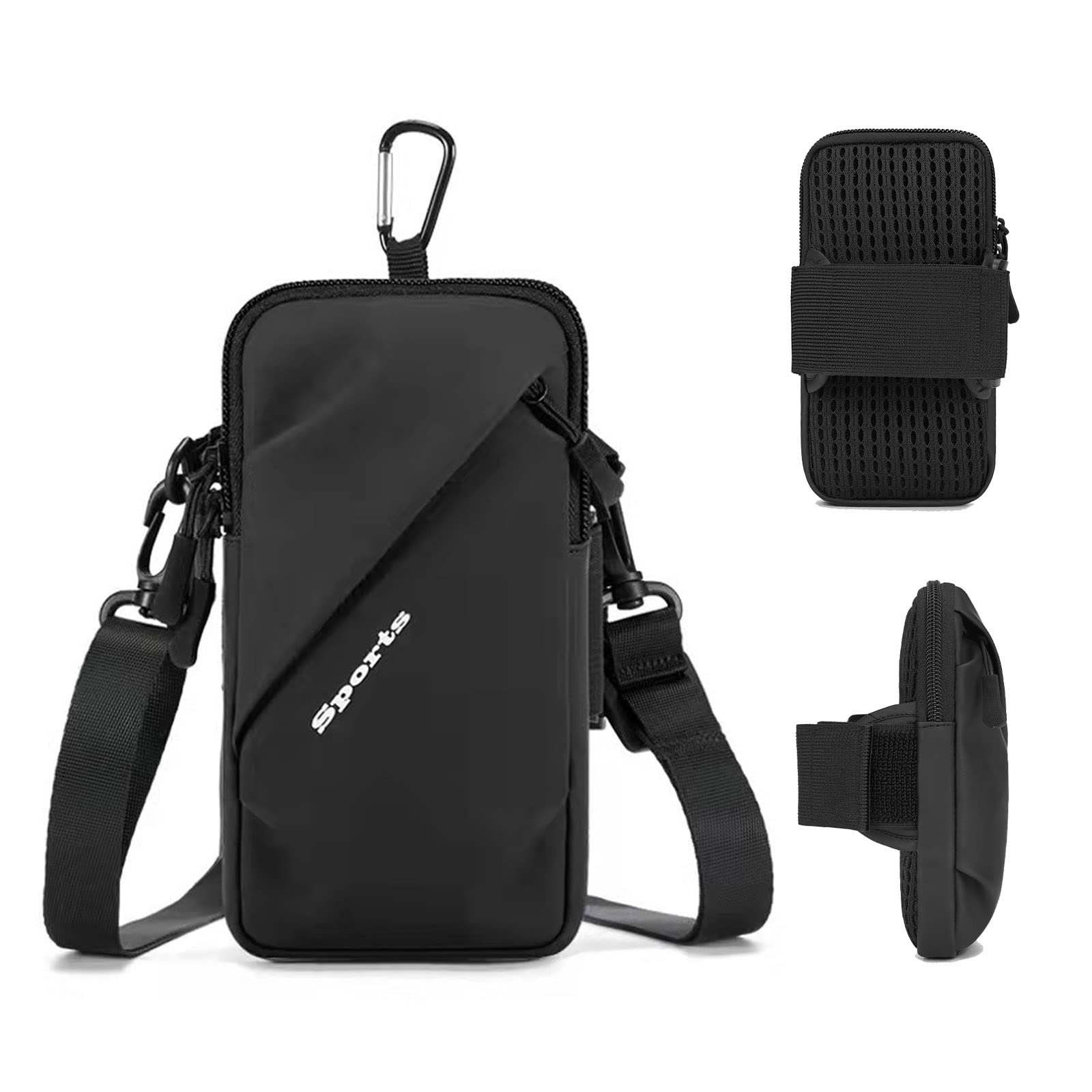 Phone Holder Arm Bands, Small Crossbody Shoulder Holsters Bag with Arm Band, Fit
