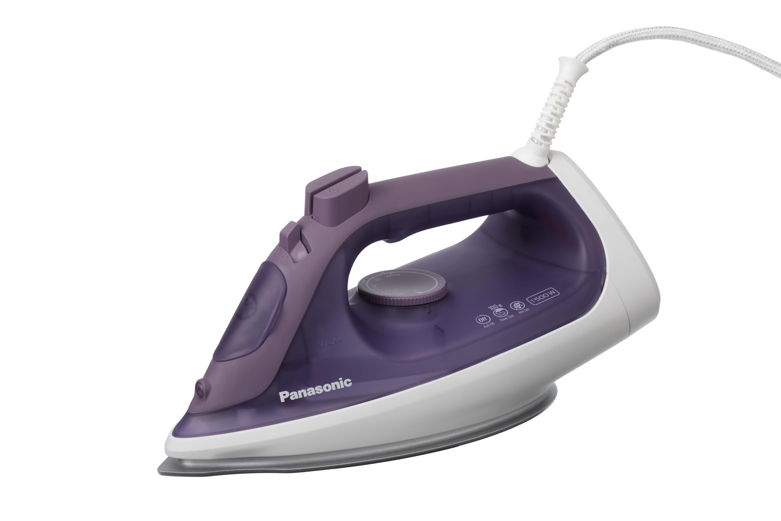 Panasonic NIS630V Steam Iron with Titanium Soleplate, Violet