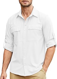 Men's Long Sleeve Sun Protection Shirt UPF 50+
