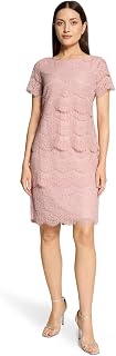 Vera Mont Women's Short Sleeve Lace Dress