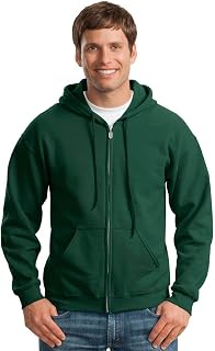 Gildan 1 x Mens G18600 Style Fleece Hoodie Zip Hoodies Multi Pack