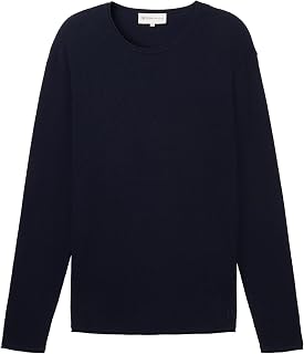 TOM TAILOR Denim Men Knitted Sweater with Structure