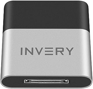 INVERY 30 Pin Bluetooth Adapter Receiver for Bose iPod iPhone Sounddock | Not Compatible for Cars or Motorcycles, Check Compatibility Before Order, Upgrade Bluetooth for Your iPod Docks Speaker