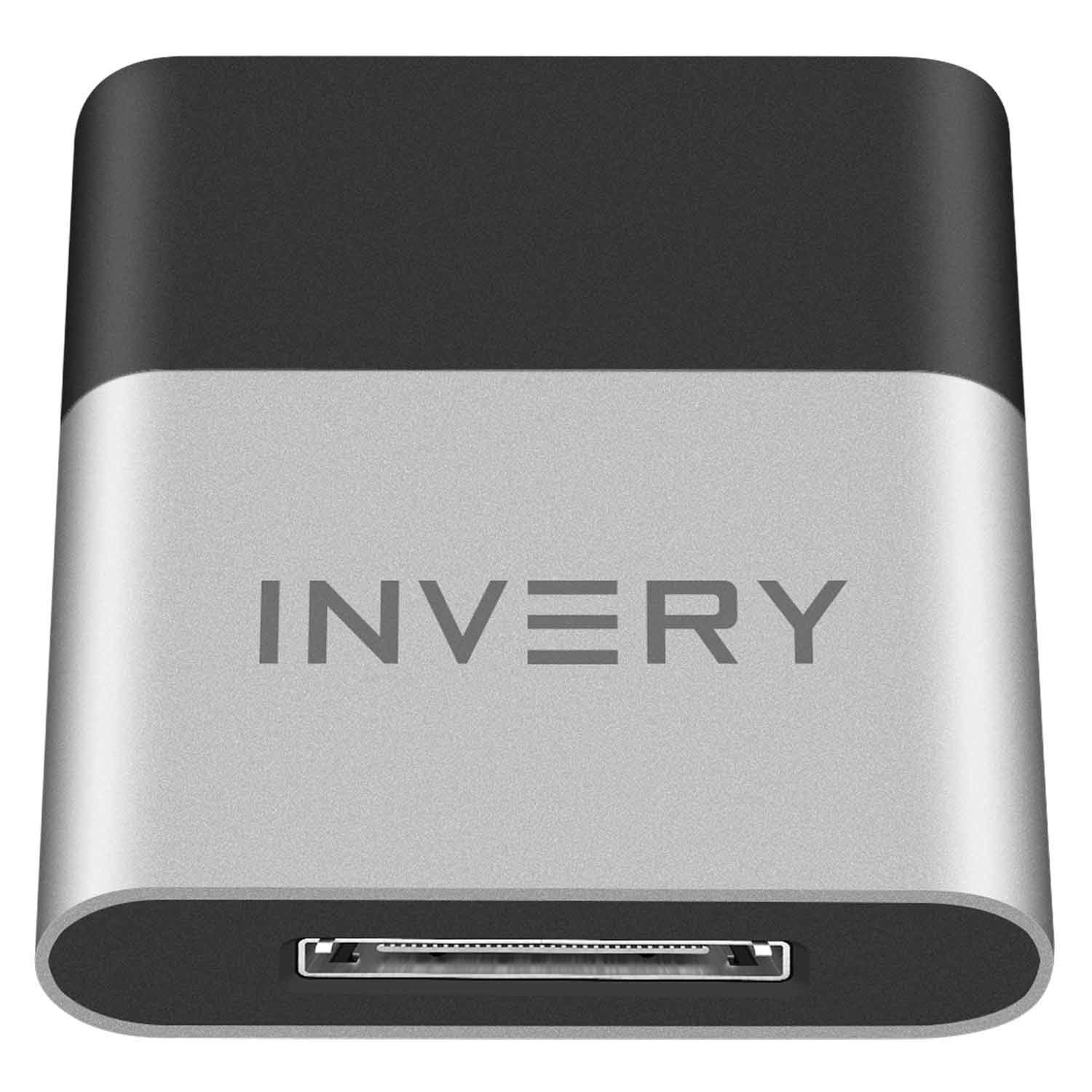 INVERY 30 Pin Bluetooth Adapter Receiver for Bose iPod iPhone Sounddock | Not Co