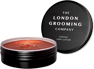 The London Grooming Company Water-Based Hair Pomade For Men | Strong All-Day Hold | High Shine Finish | Easy to Wash Out | 3.4 Fl Oz (100ml)