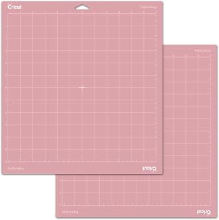 Cricut FabricGrip Adhesive Cutting Mat 12inx 12in (2 Count) | High Density Fabric Craft Cutting Mat. Use For Cricut Explore/Maker
