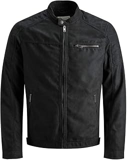 JACK & JONES Male Kunstwildlederjacke Kunstwildlederjacke