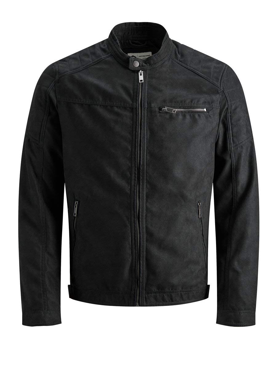 JACK & JONES Male Kunstwildlederjacke Kunstwildlederjacke