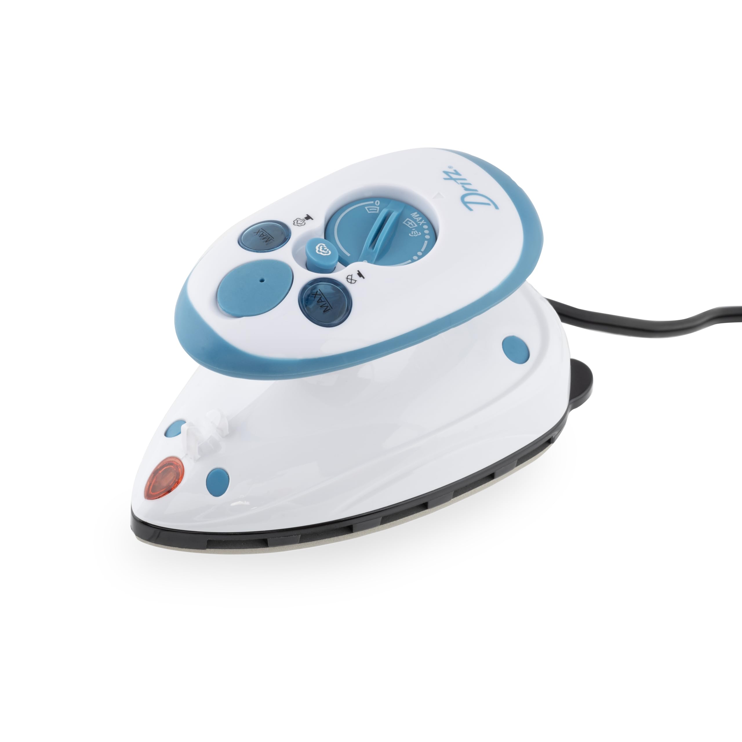 Dritz Mighty Travel Steam Iron: Mini Iron for Quilting, Crafts & Sewing, Compact