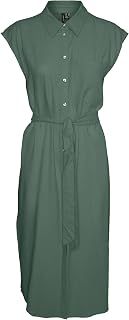 VERO MODA VMMYMILO Midi Dress Shirt Dress