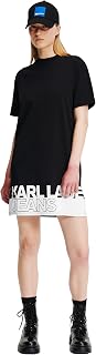 Karl Lagerfeld Jeans Donne Regular Logo T-Shirt Dress