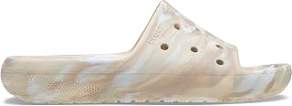 Crocs Classic Slide 2.0, Unisex Adult Flip Flop Sandals, Multi Bone, 37 EU