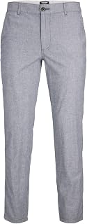 JACK & JONES Linen Effect Chino, Normal Waist and Regular Fit