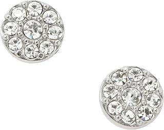 Fossil Women's Sutton Horseshoe Gold-Tone Stainless Steel Stud Earrings (Model: JF04908710)