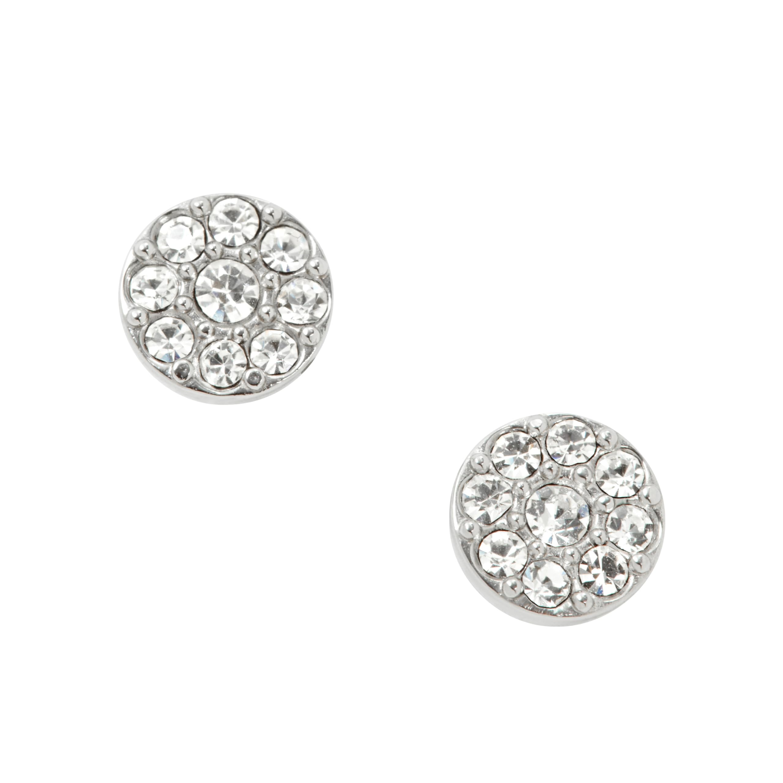 Fossil Women's Sutton Horseshoe Gold-Tone Stainless Steel Stud Earrings (Model: 