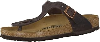 Birkenstock GIZEH Greased leather, Women's Sandals, Habana, 4.5 UK (37 EU)