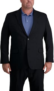 Haggar Men's B&t Heather Twill Stretch Classic Fit Suit Separate Coat Business Suit Jacket