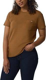 Dickies Women's Short Sleeve Heavyweight Pocket T-Shirt
