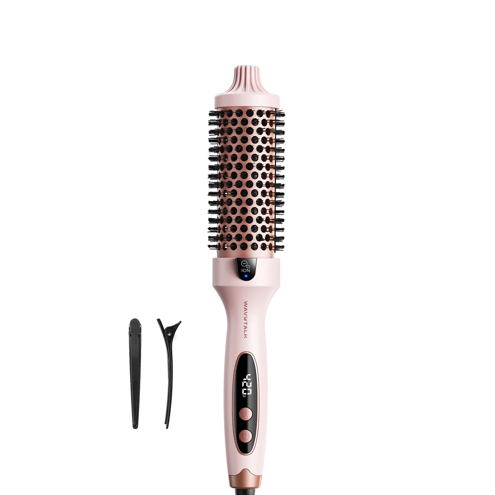 Wavytalk Thermal Brush Blowout Boost 1.5″ Heat Round Brush for Blowout Look | Ne