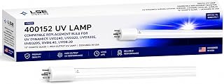 LSE Lighting 400152 16in 254nm Quartz UV Lamp for UV Dynamics D-Series | Long-life replacement bulb rated for 12,000 hours; compatible with D240, D320, D320E, D320S, 6.40 and 8.30; designed in USA