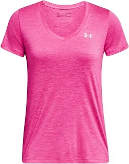 Under Armour Womens Twist Tech 4-Way Stretch Wicking V-Neck T-Shirt