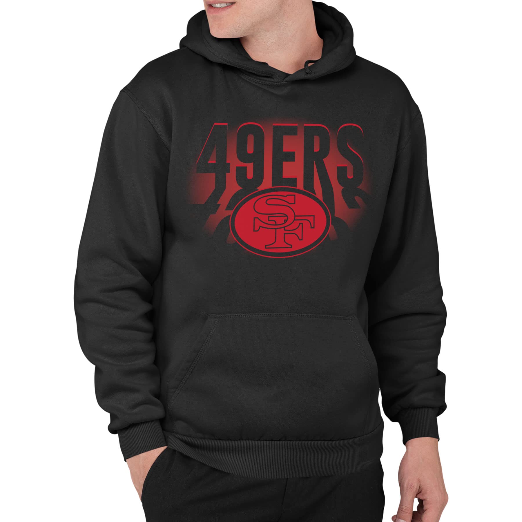 Junk Food Clothing x NFL - Team Spotlight - Unisex Adult Pullover Hoodie for Men
