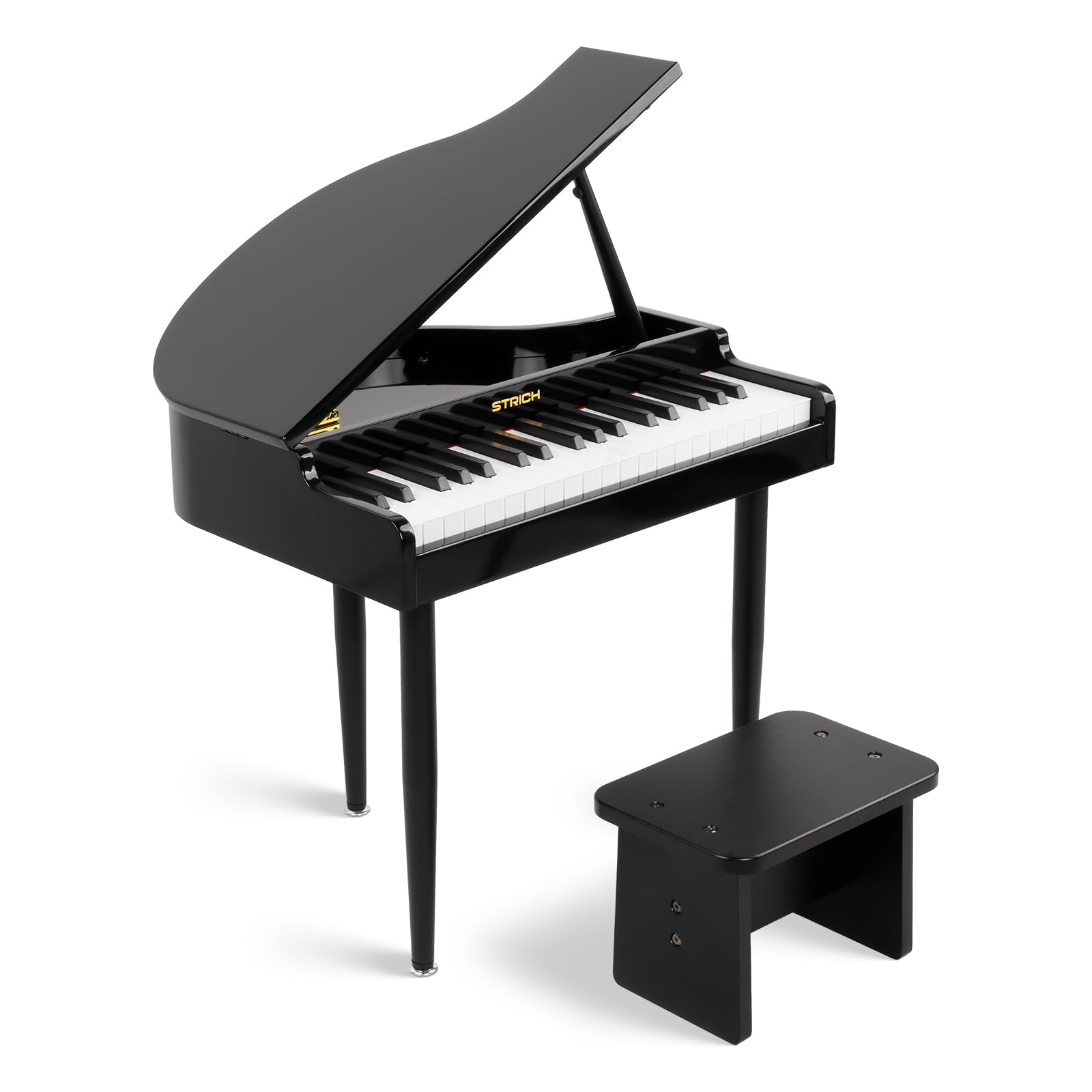 STRICH 37 Keys Kids Piano Keyboard Set, Mini Grand Digital Piano for Kids With S