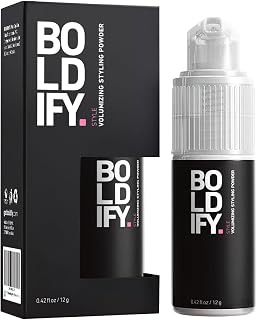 Boldify Hair Texture Powder, Volumizing Powder for Women &amp; Men, Travel Size | Hair Volumizer, Styling for Thinning Hair