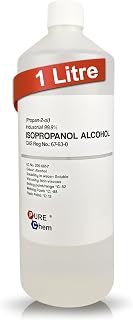 Pure Chem Isopropyl Alcohol Isopropanol IPA Rubbing Alcohol Cleaning 99.9% | 99.9% IPA, Isopropanol, High Purity Cleaning Alcohol, Electronics Cleaner, Fast Evaporation, Residue-Free Finish