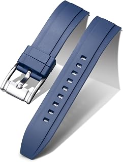 BINLUN Quick Release Silicone Watch Strap Rubber Watch Straps 18mm 19mm 20mm 21mm 22mm 24mm Sports Replacement Wristbands for Smartwatches for Men and Women with 11 Colours