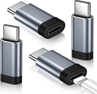 Temdan Not for Audio/OTG [4 Pack Lightning to USB C Adapter] | for iPhone 18 Pro Max/17 Pro/16/15,for iPhone 18 Charger,18 Accessories,Fast Charging & Data Transfer
